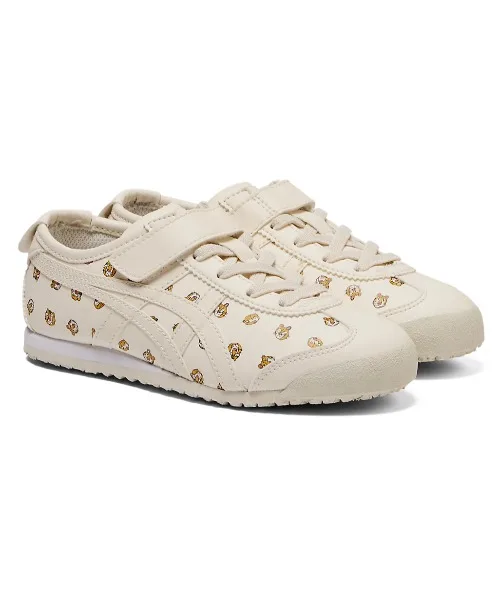 Кроссовки для детей с графикой Onitsuka Tiger MEXICO 66 KIDS cream — фото 3