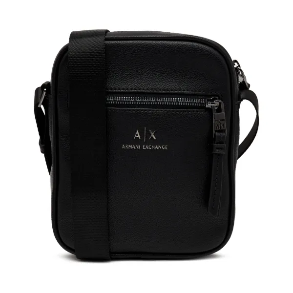 

Сумка кросс-боди мужская Armani Exchange с внешним карманом на молнии, черный