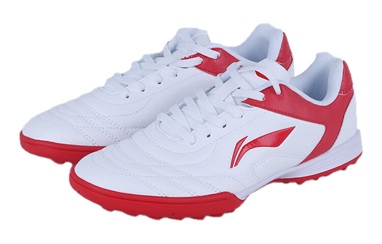 Детские футбольные бутсы Kids Low-top Base White/Flag Red Lining — фото 3