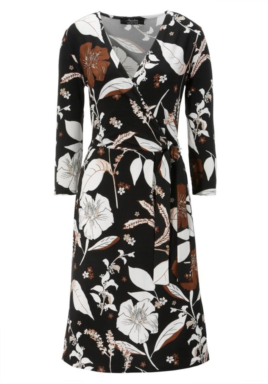 

Платье миди Aniston SELECTED Dress, черный