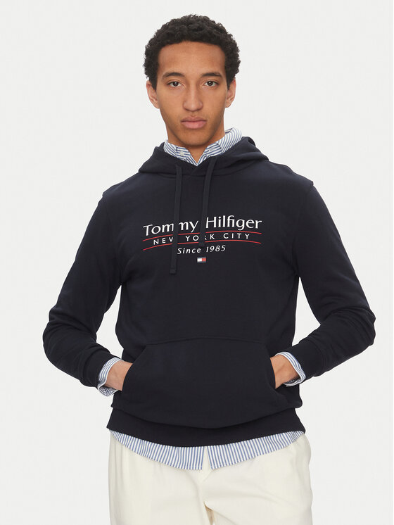 

Толстовка обычного кроя Center Stack MW0MW38672 Tommy Hilfiger, синий