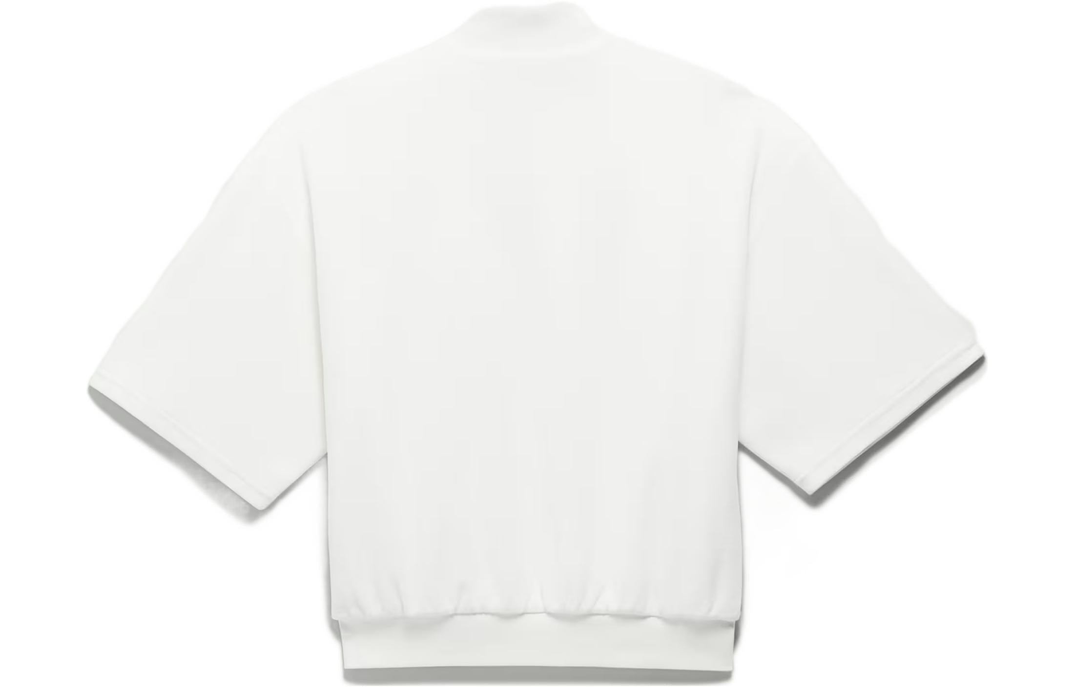 Худи adidas Originals One Basketball Velour Half Zip Sweatshirt IA1991, белый — фото 2