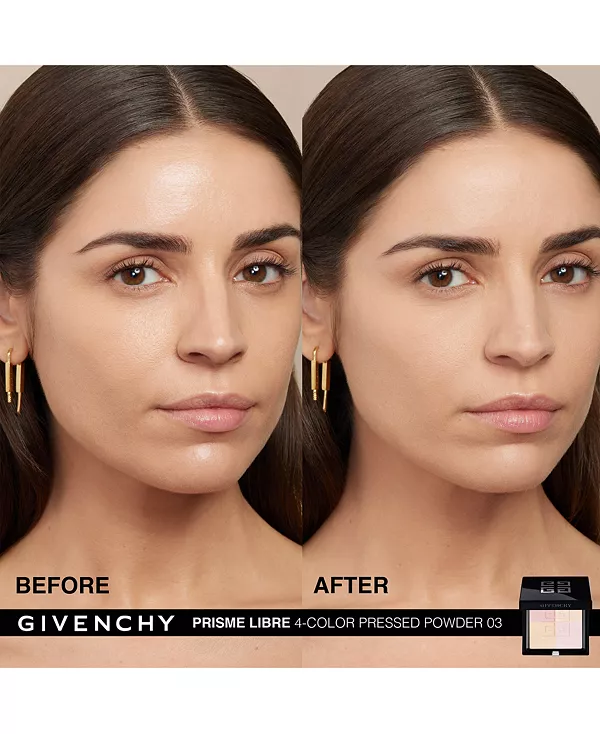 Prisme libre ультра-размывающая и корректирующая цвет компактная пудра Givenchy, 03- voile rosé (for light to medium complexions) — фото 2