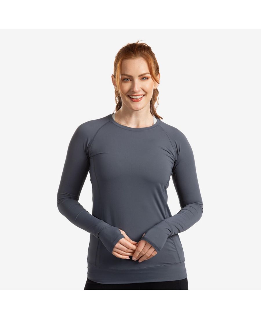 

Женский солнцезащитный пуловер с защитой от солнца UPF 50+ BloqUV, Smoke