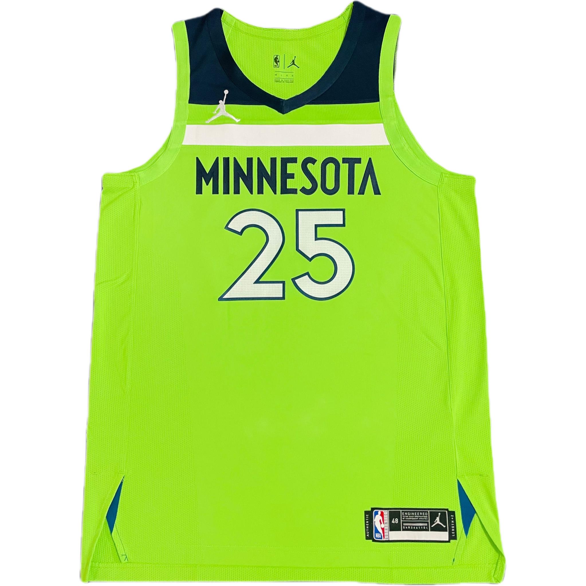 

Jordan Футболка NBA Timberwolves баскетбольная мужская neon green