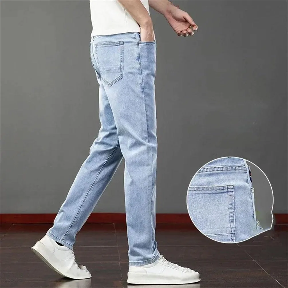 Джинсы, Slim Fit, Gray Blue — фото 4