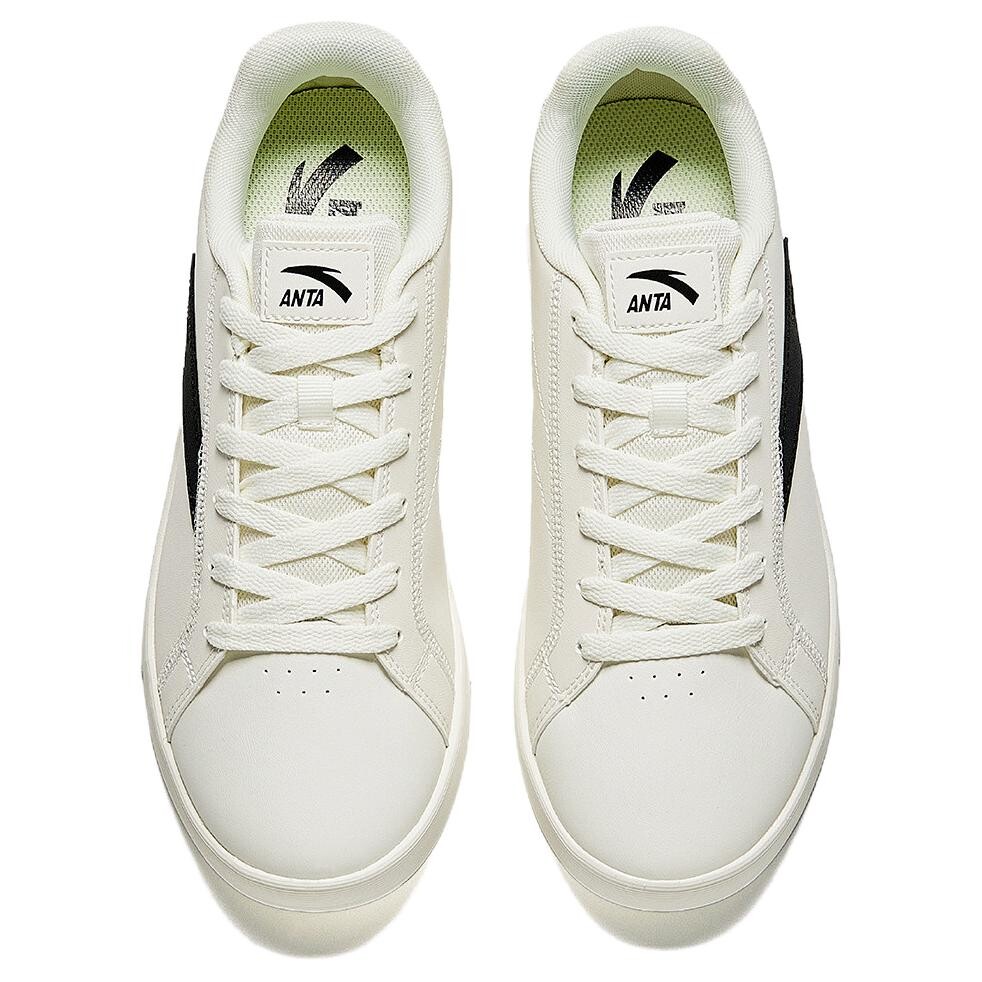 Кроссовки ANTA Skateboarding Shoes Men Low-top Ivory/Black, слоновая кость/черный — фото 3