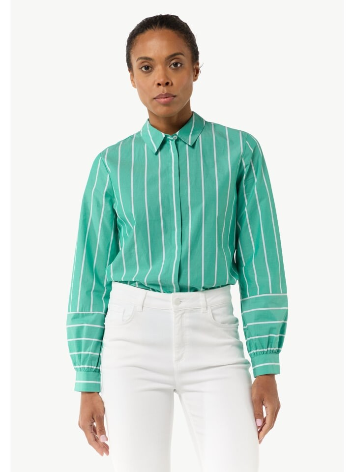 

Блуза comma CI Bluse langarm, зеленый