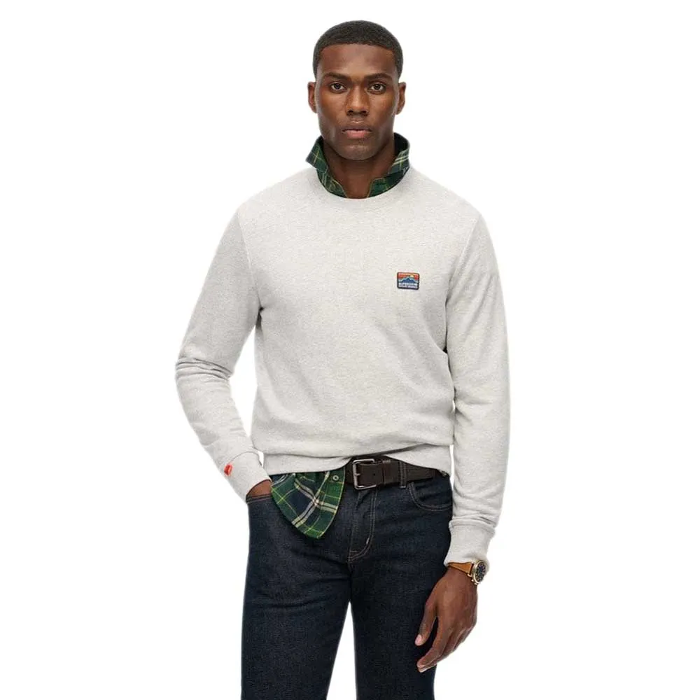 

Толстовка Superdry Great Outdoors Emb Relaxed Fit, белый