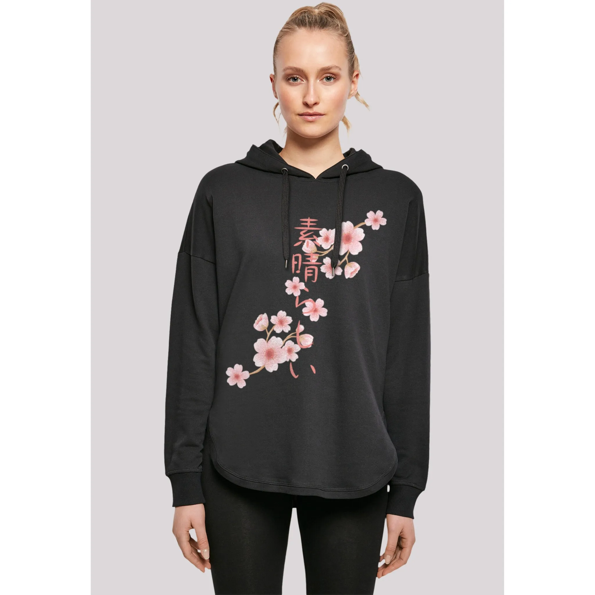 

Толстовка F4NT4STIC "Cherry Blossom Asia", принт, черный