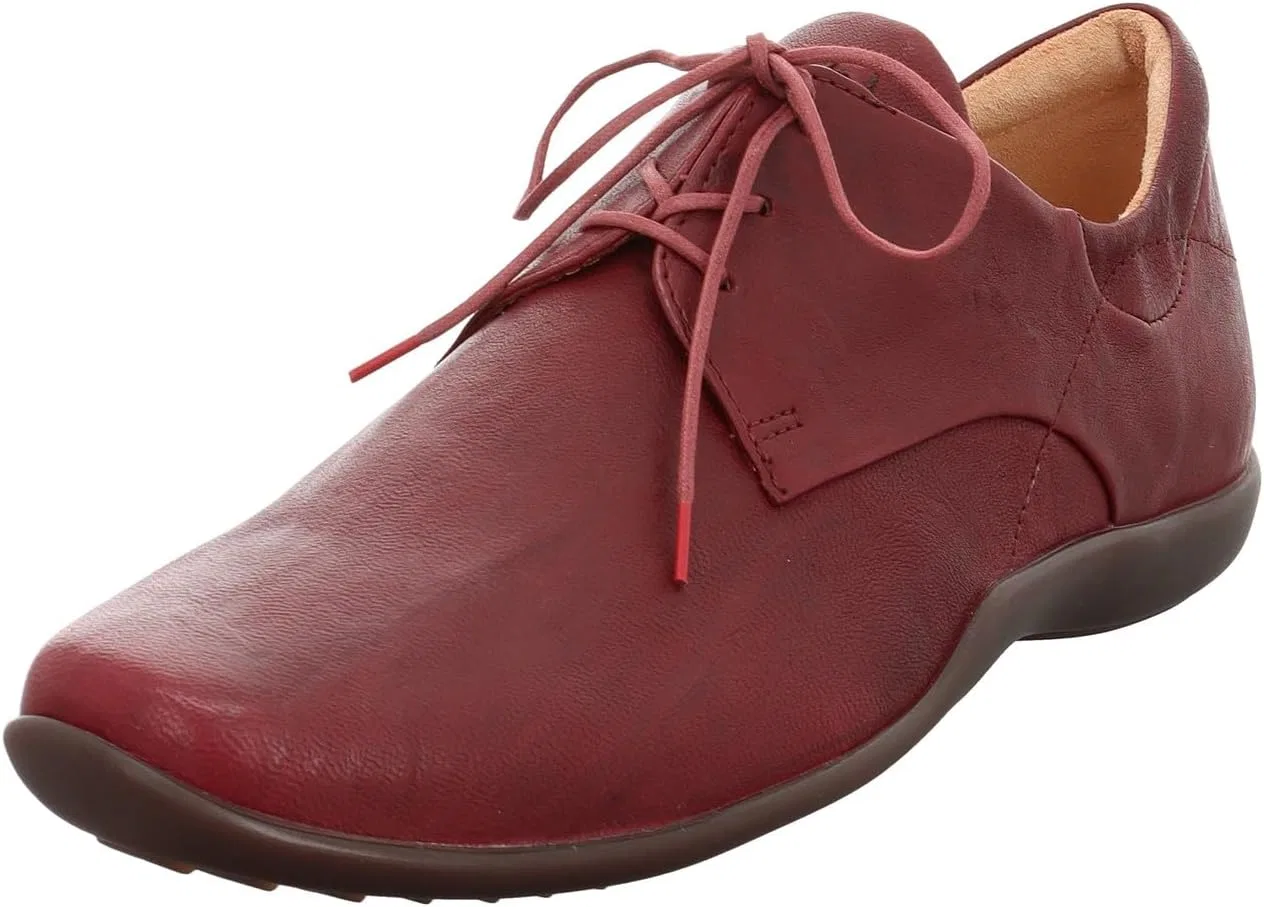 Туфли Think! Herren Stone Herren Herren Chromfrei Gegerbte Nachhaltige HalbschuheHalbschuhe, Rosso 5000