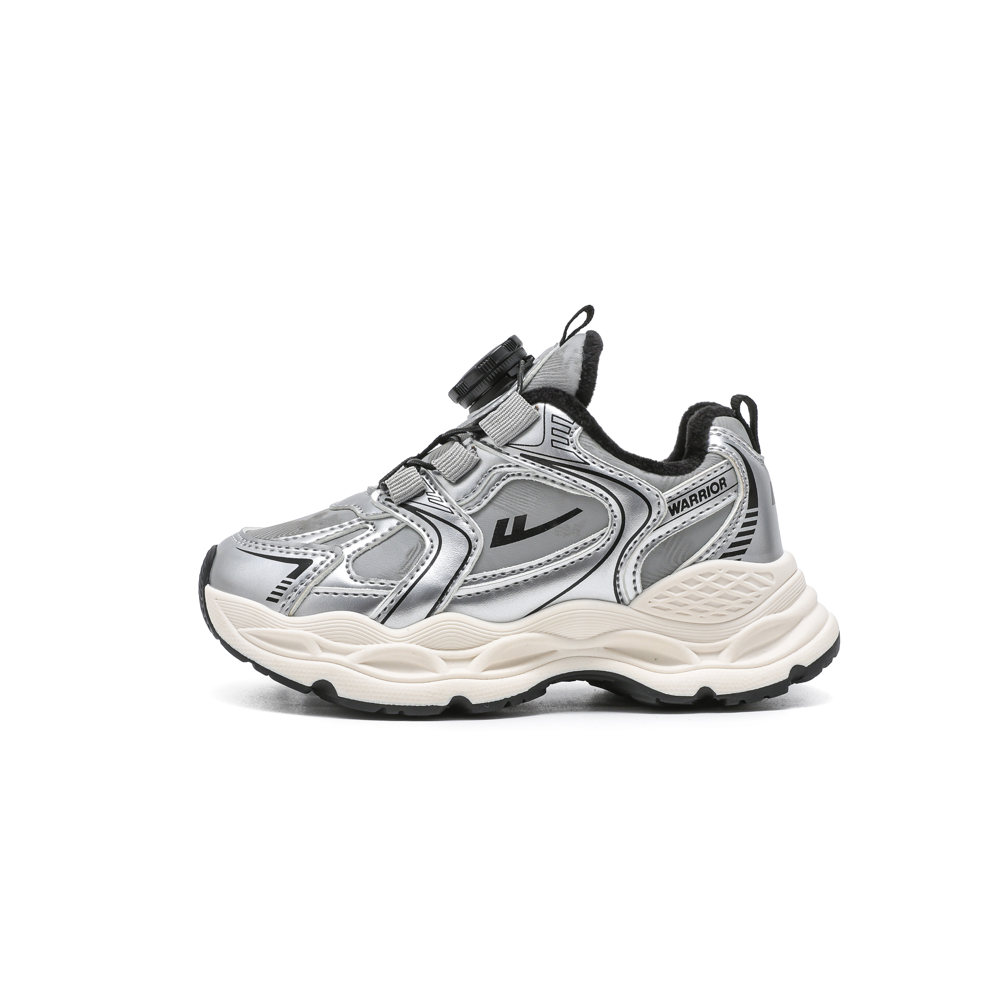 

Водонепроницаемые и нескользящие утепленные ботинки Kids' WARRIOR, серебро серый/серый (fleece-lined)