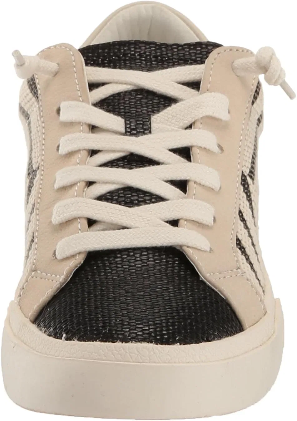 Женские кроссовки Dolce Vita Zina Patch, Raffia In Black Beige — фото 2