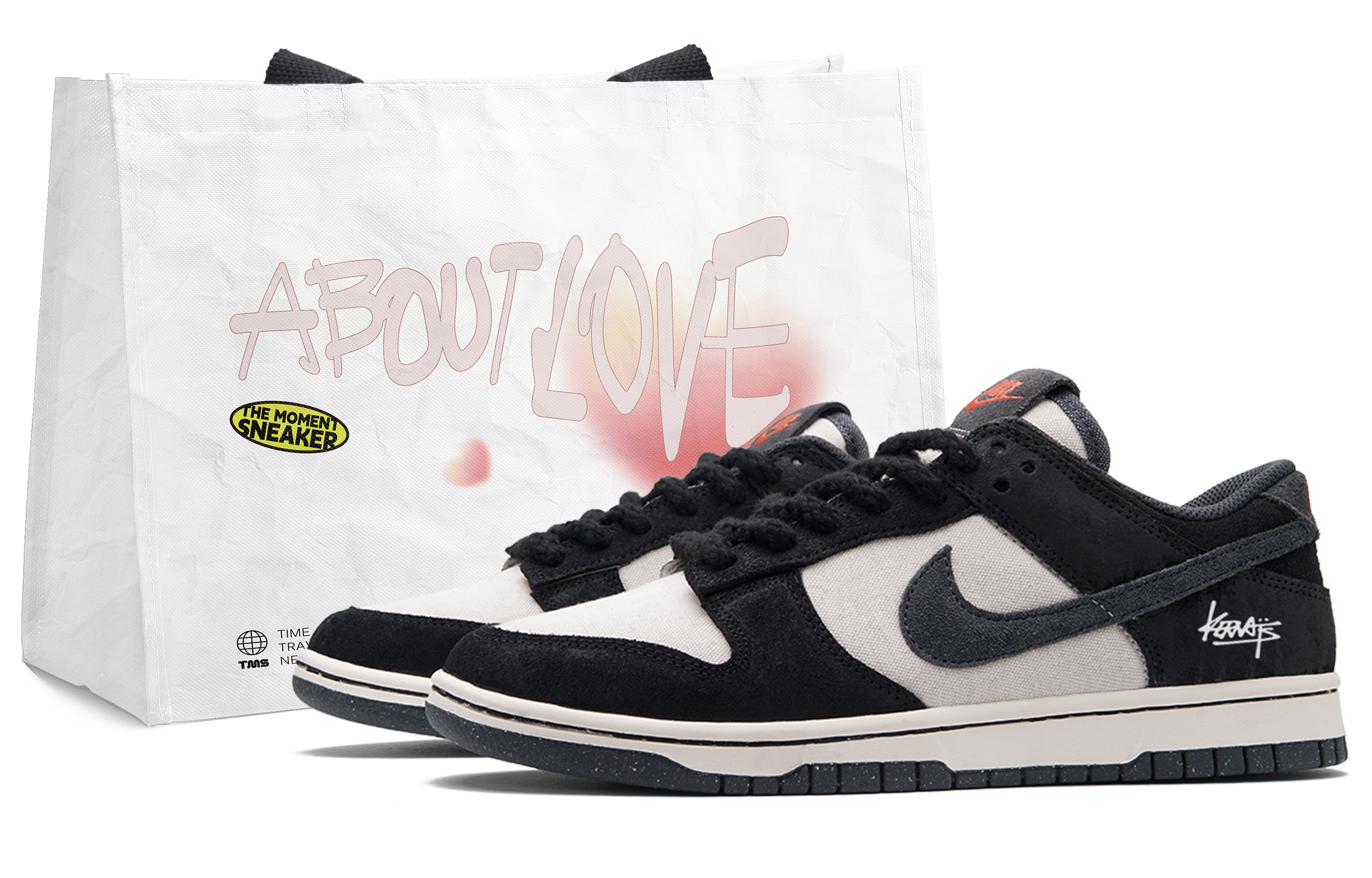 

Nike Кроссовки для скейтбординга Dunk Black Rock 2.0 Low Top, мужские, черно-белые