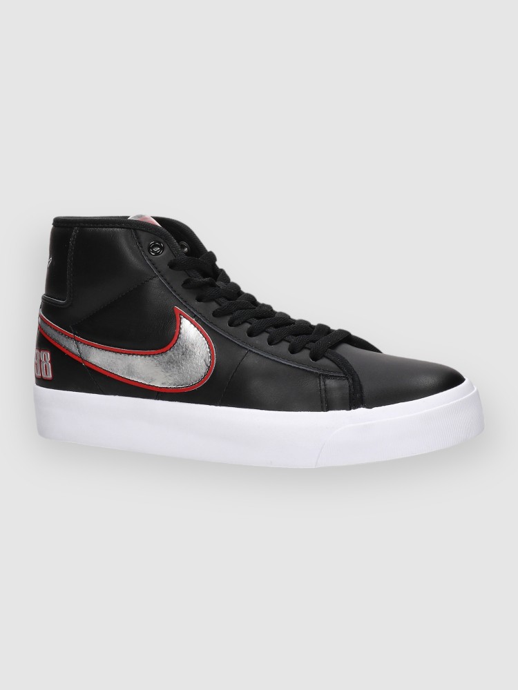 

Кеды Nike Zoom Blazer Mid Pro Gt Skateschuhe, black/mtlc sil/un red/wht