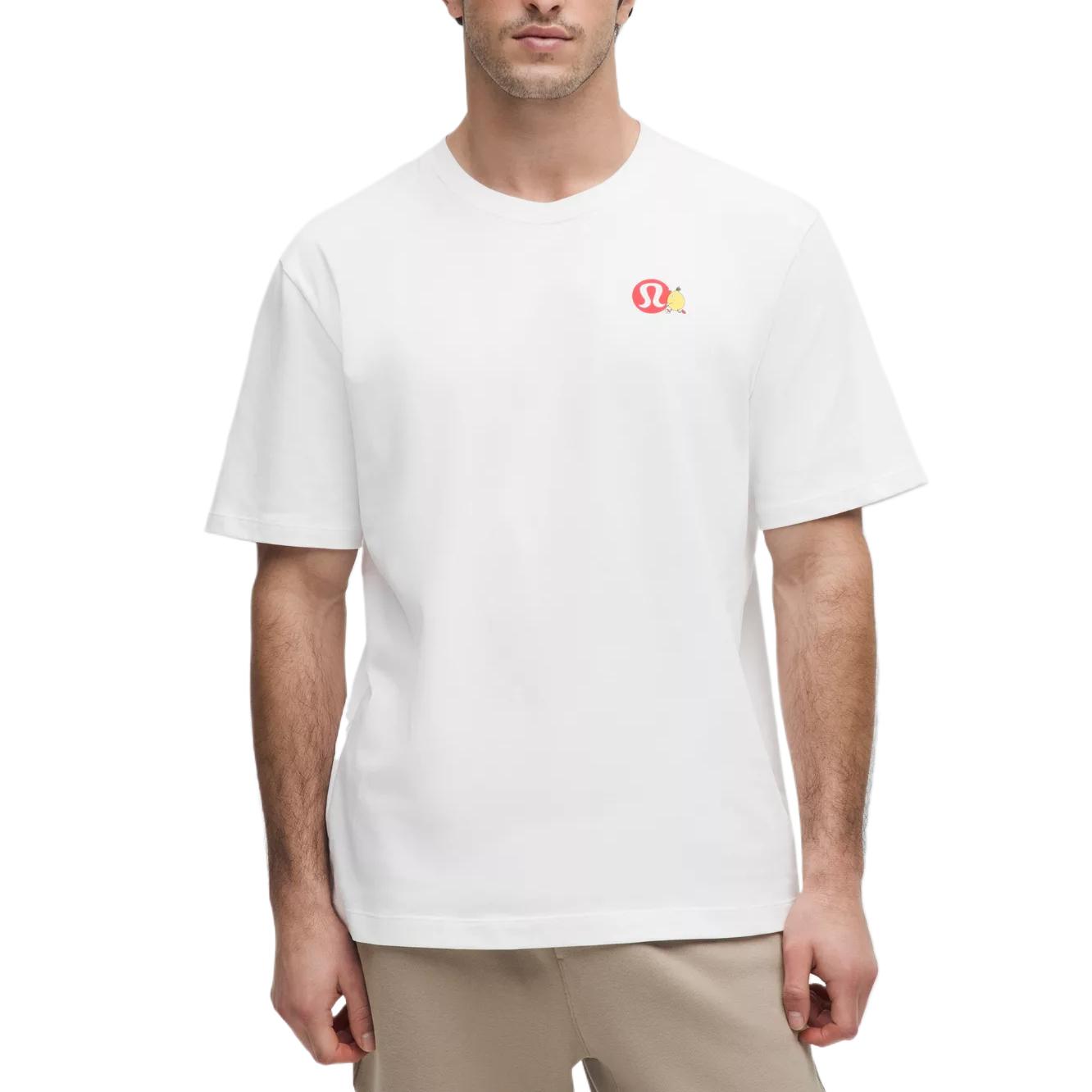 

Футболка Heavyweight Cotton Jersey Lemon T Shirt мужская Lululemon, белый