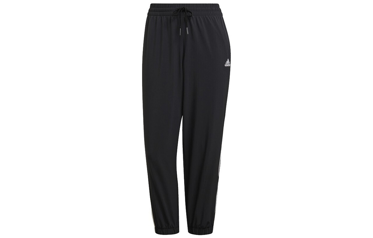 

Трикотажные спортивные штаны женские черные Adidas