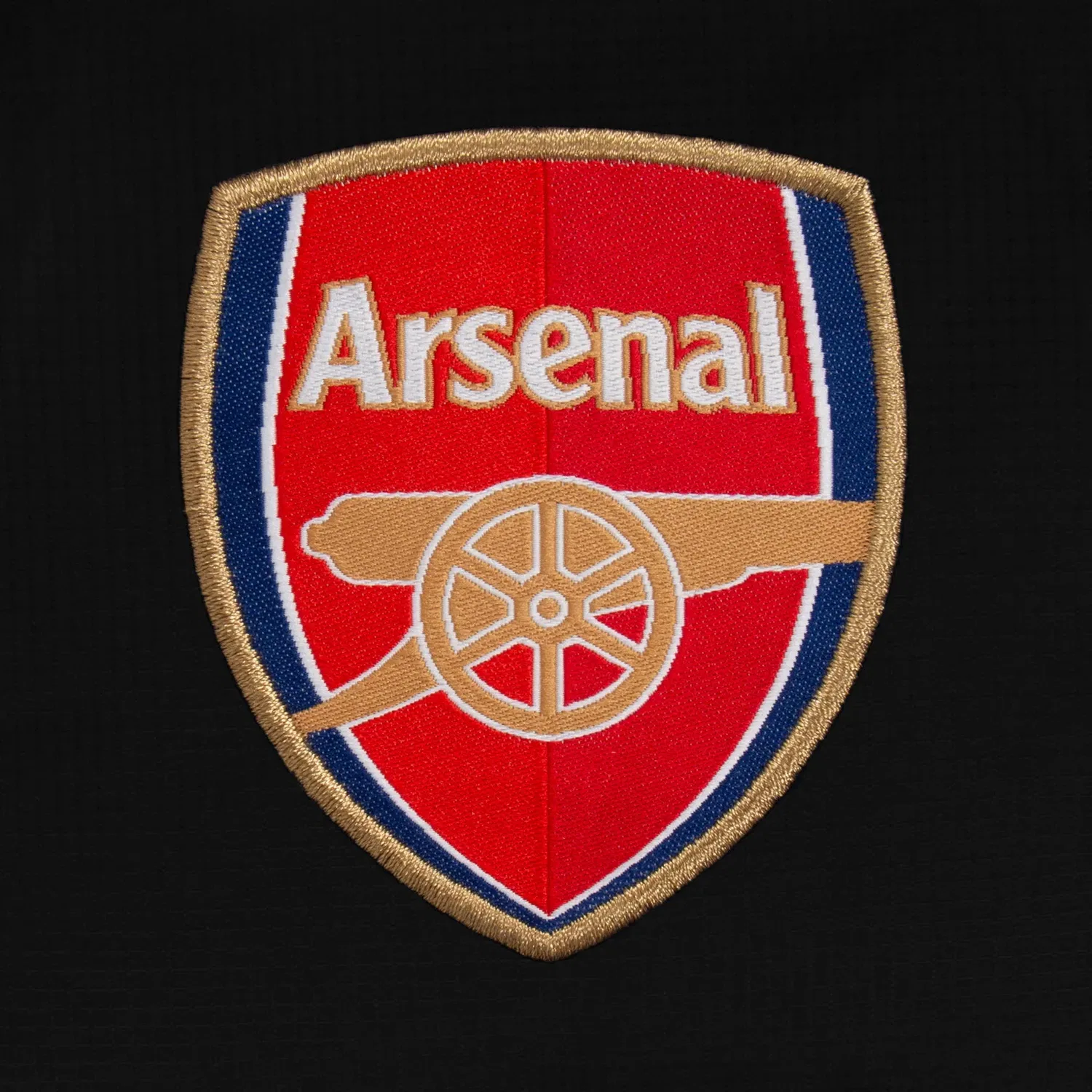 Детская куртка стеганая с капюшоном Arsenal FC, черный — фото 2