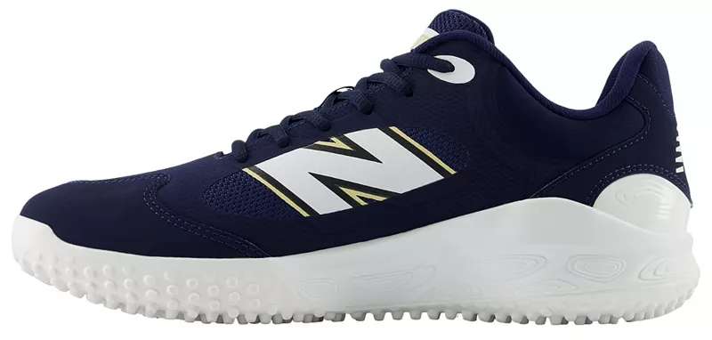 Бейсбольные кроссовки New Balance Fresh Foam 3000 V7 для газона, темно-синий/белый — фото 4