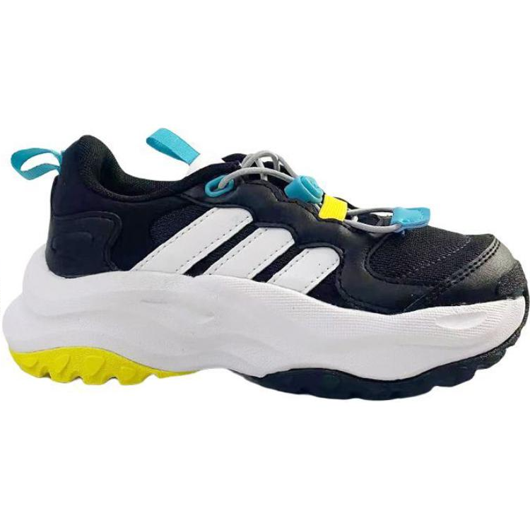 Детские кроссовки Maxxwavy с низким верхом, устойчивые к истиранию Adidas, черный — фото 2