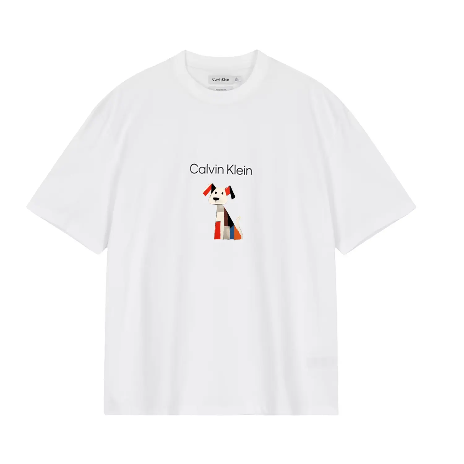 

Calvin Klein Футболка унисекс белая, Белый, Calvin Klein Футболка унисекс белая