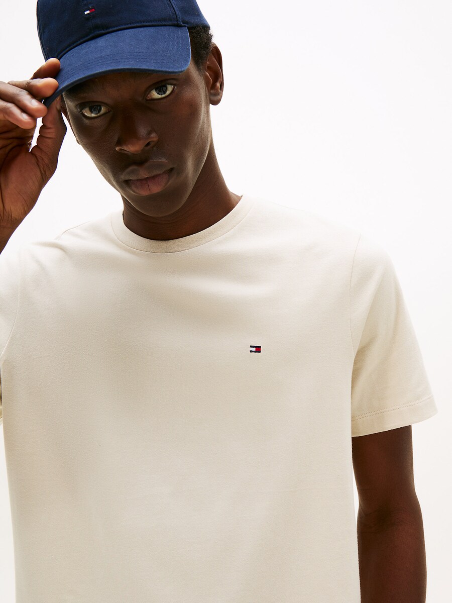 Футболка TOMMY HILFIGER Ess Seasonal, White/Wool white — фото 3