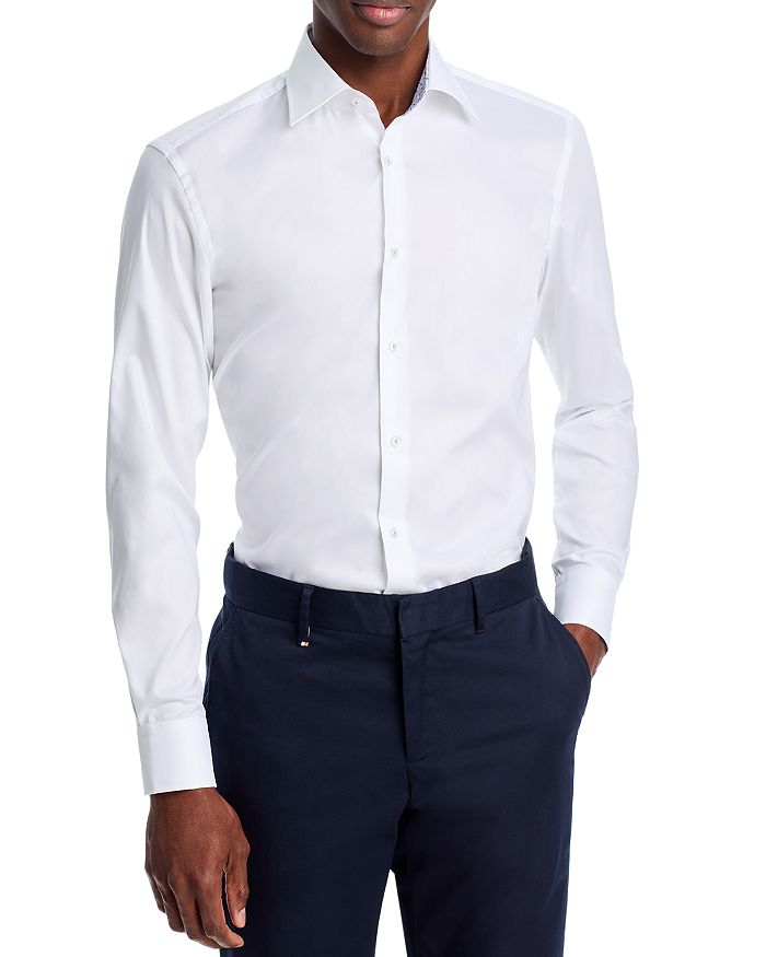 

Рубашка Hank Slim Fit BOSS, белый