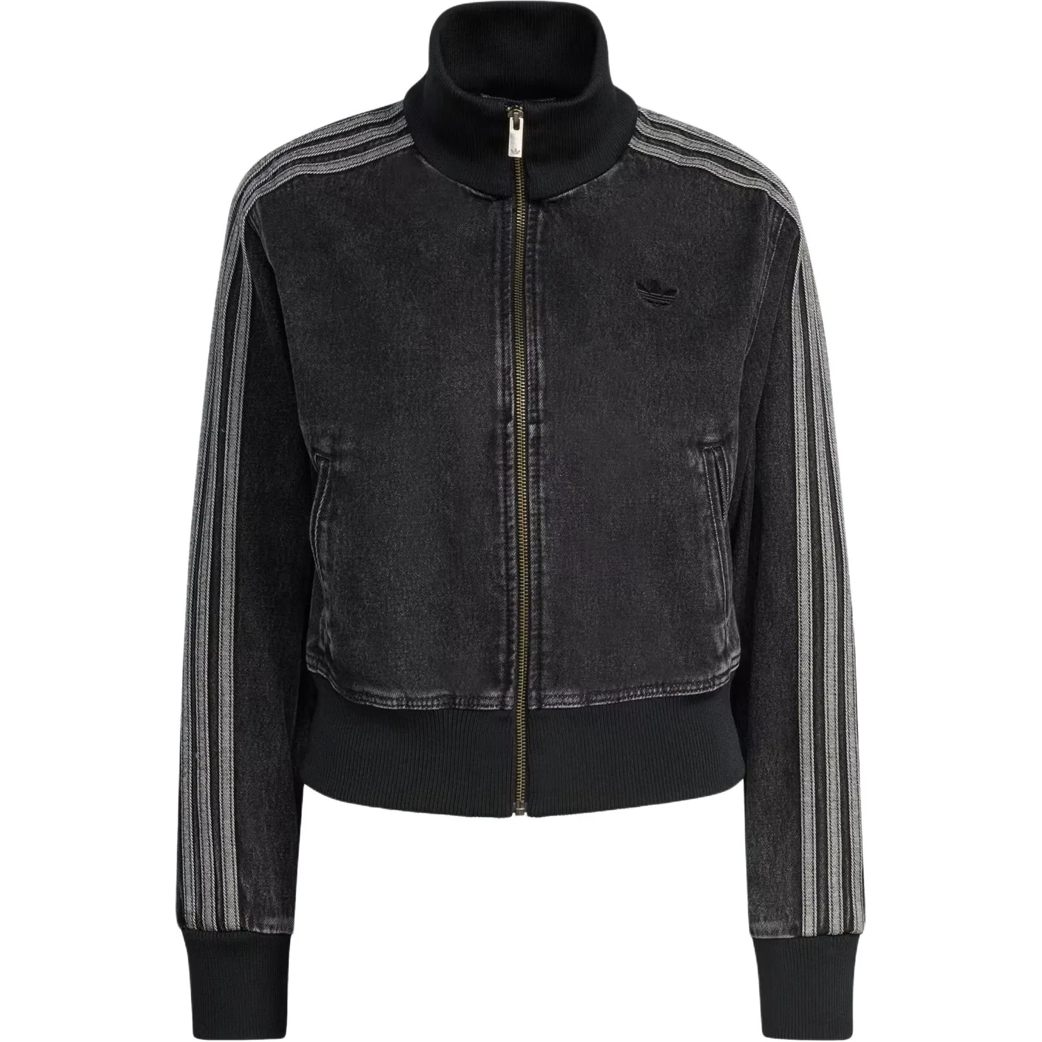 Толстовка на молнии Adidas Originals, Pure Black Denim