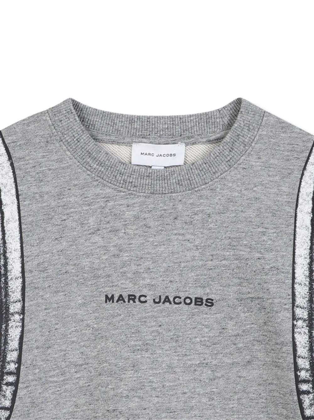 Толстовка с графичным принтом Marc Jacobs Kids, серый — фото 3