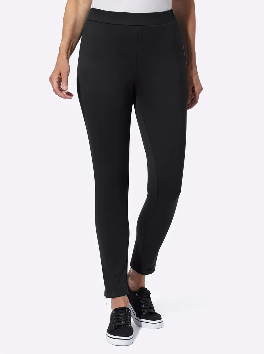 

Брюки без застежки Classic Basics, черный