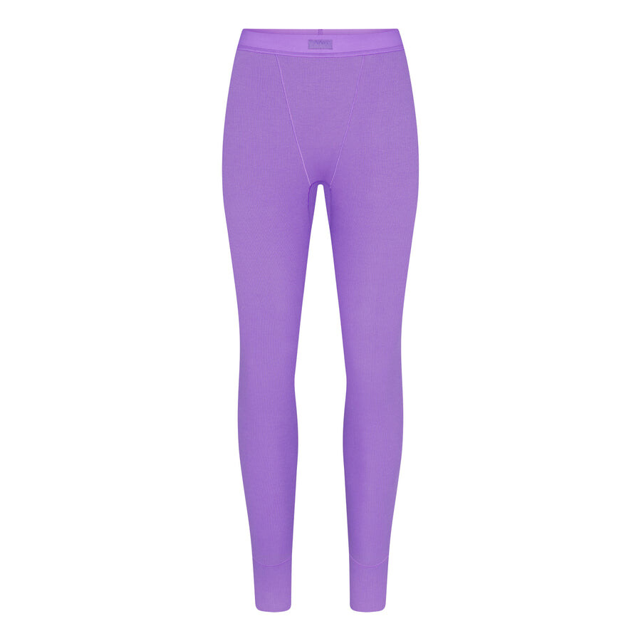 

Леггинсы SKIMS Cotton Rib, цвет Ultra Violet