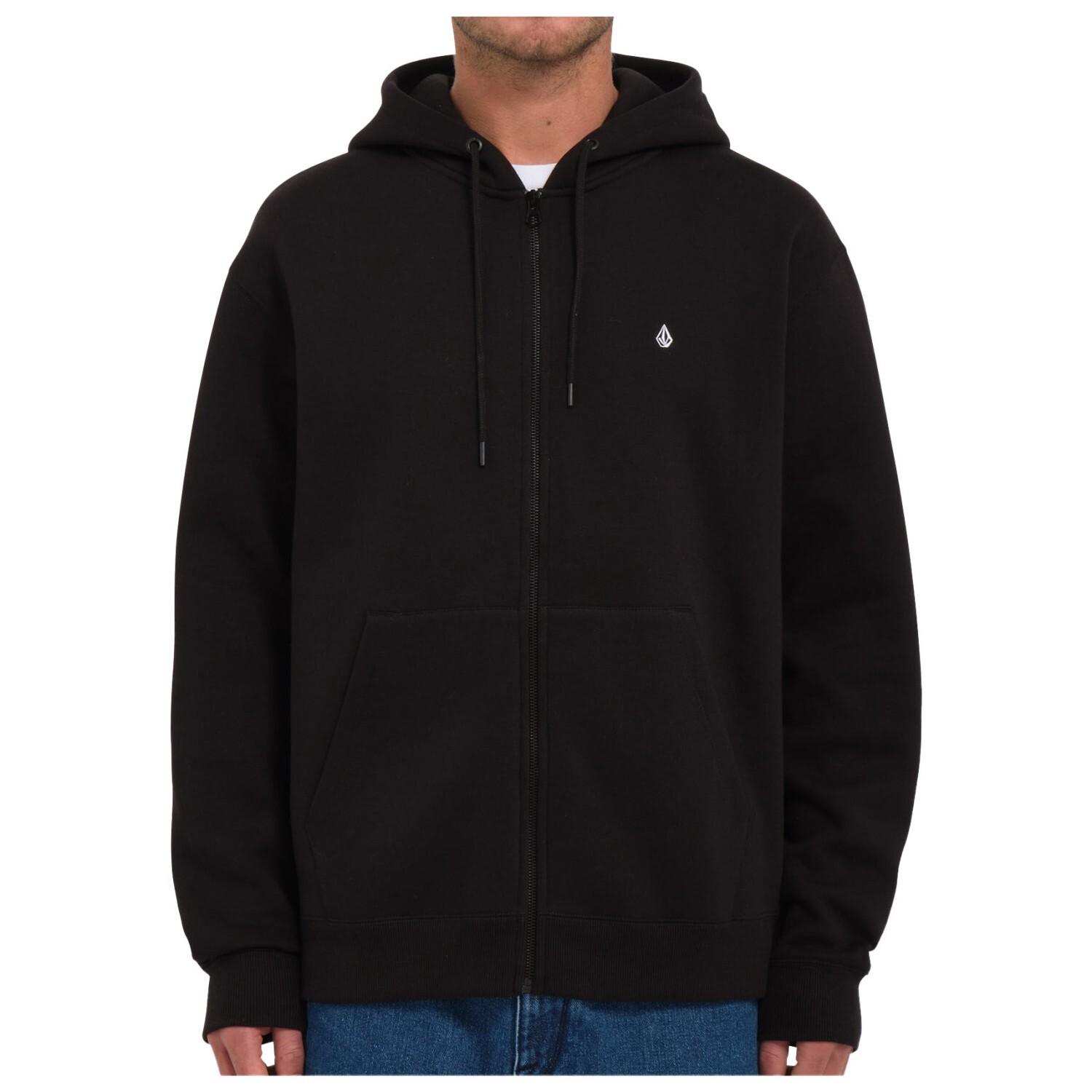 

Толстовка с капюшоном Volcom Single Stone Zip, черный