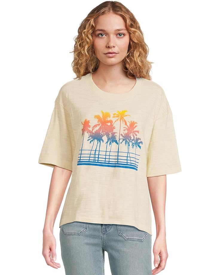 

Футболка Faherty Sunwashed Slub Vintage Tee, цвет Seedpearl