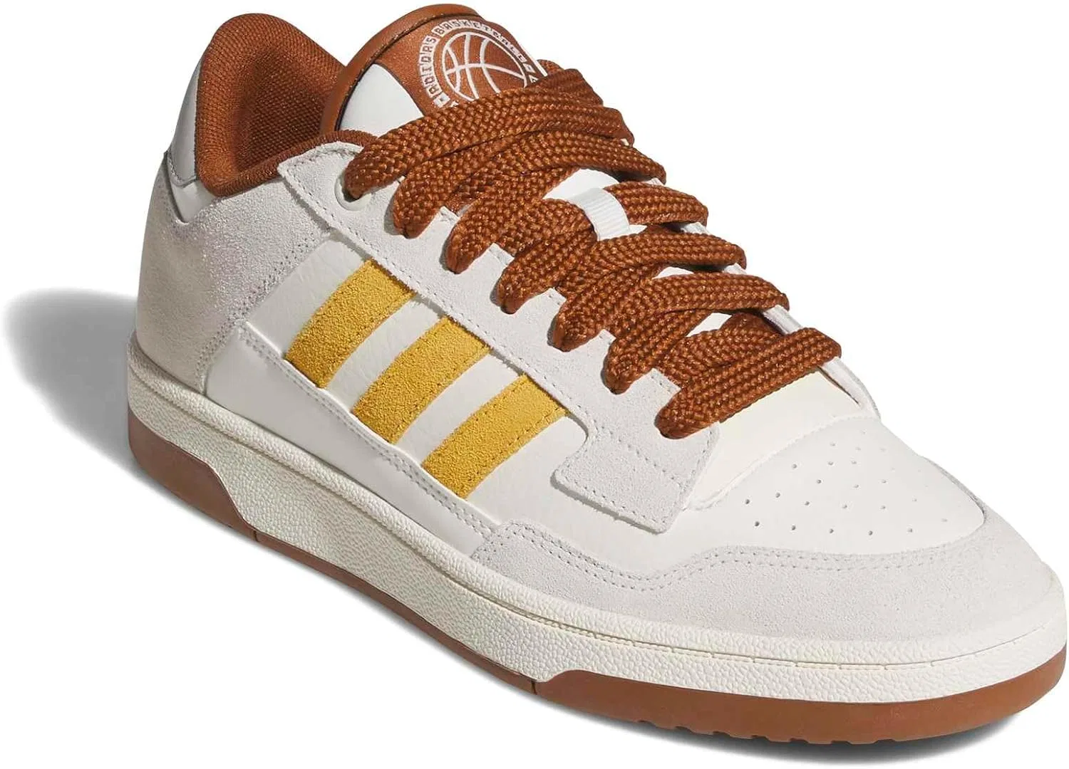 Унисекс кроссовки Adidas Rapid Court Low, Ftwr White Preloved Yellow Dusky Bronze — фото 3