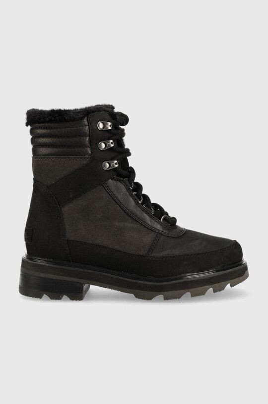 

Уютные замшевые зимние ботинки Lennox Lace Cosy Sorel, черный