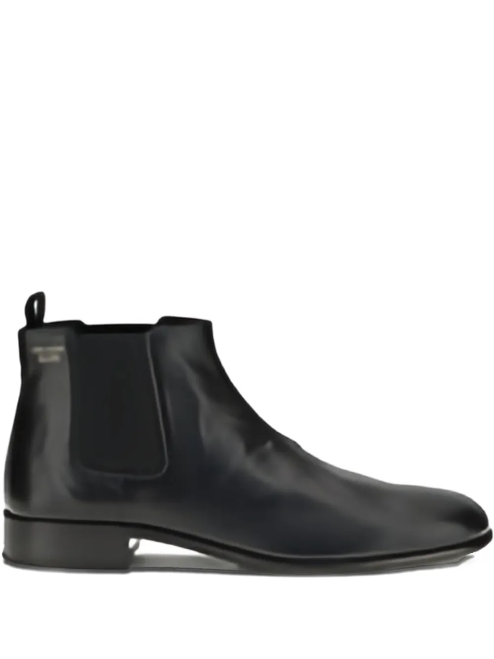 Ботинки с петлей для подтягивания Prada, черный