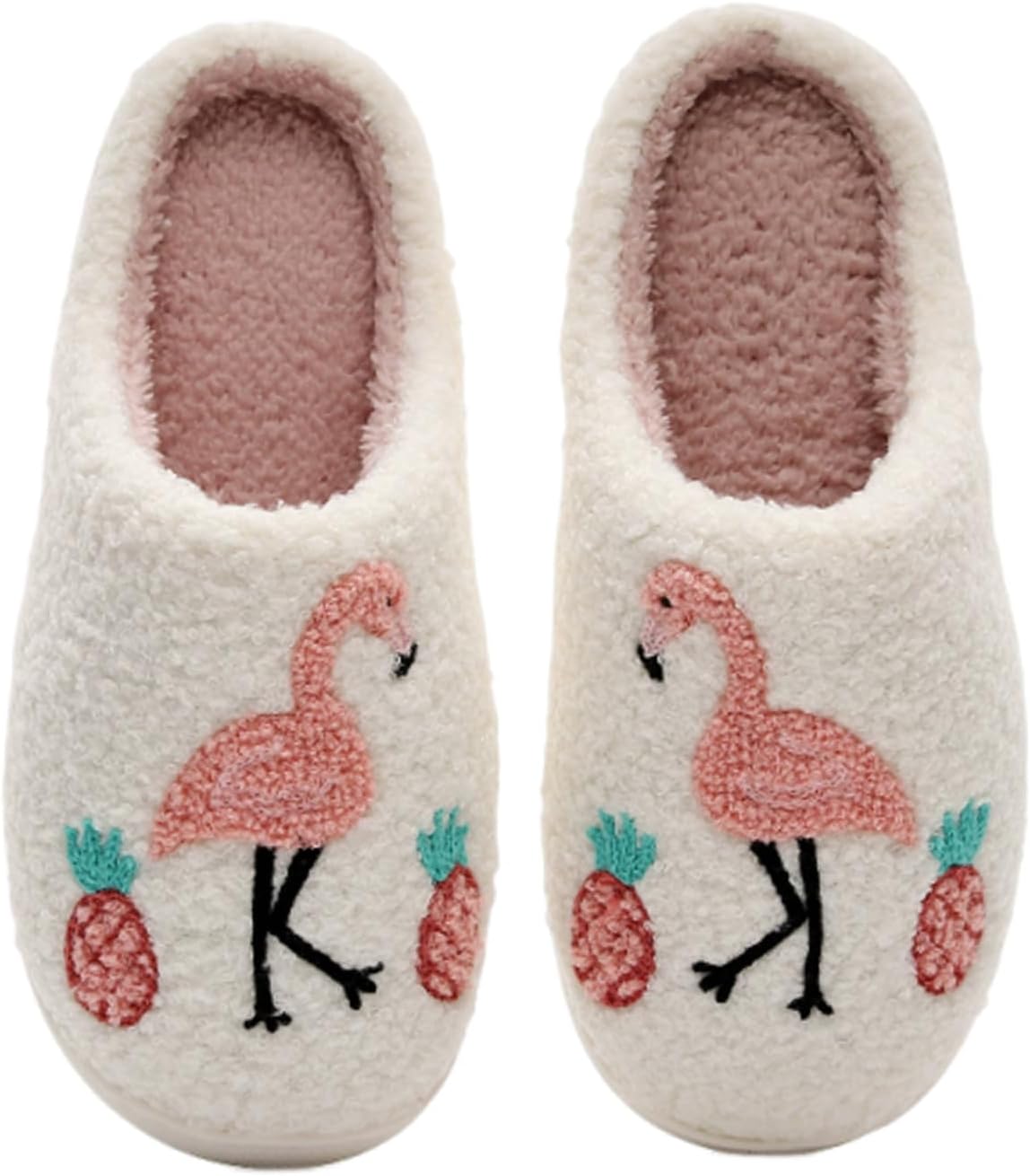 

Домашние тапочки для женщин и мужчин, ретро-стиль, мягкие, с эффектом памяти Wiretran, Flamingo