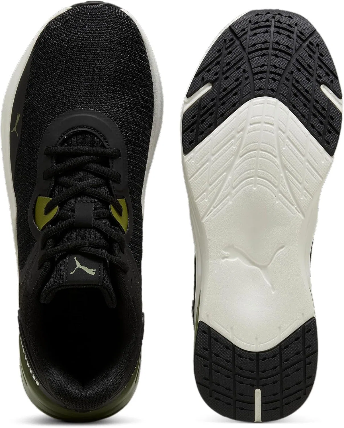 Кроссовки для бега по шоссе PUMA Unisex Disperse Xt 3 Neo Force, Olive Green Puma Black Warm White — фото 4