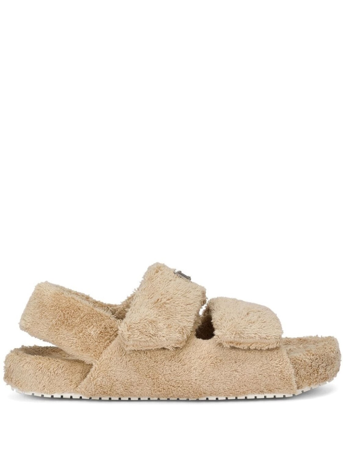 

Dolce & Gabbana сандалии с искусственным мехом, нейтральный цвет