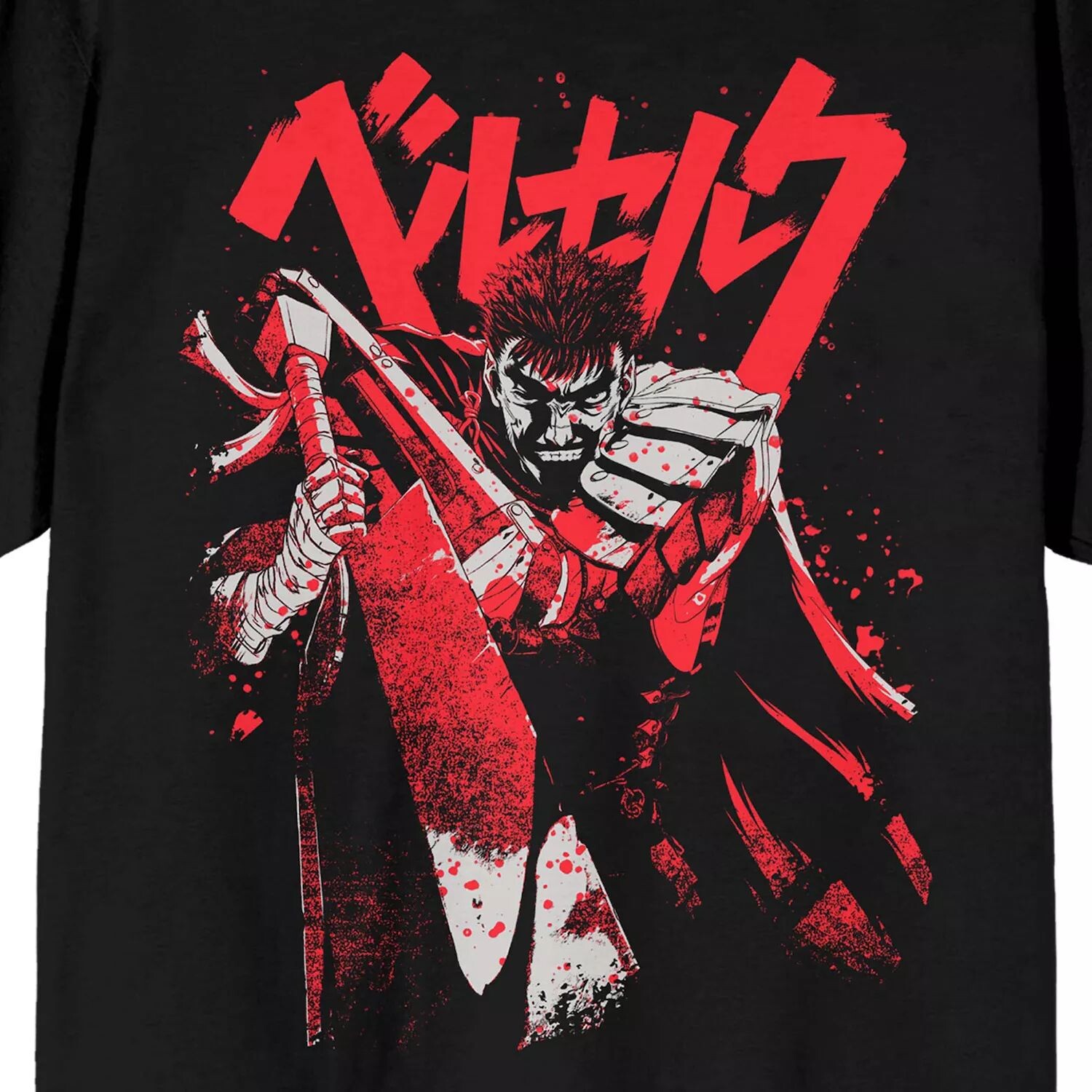 

Мужская футболка с рисунком Berserk Guts Licensed Character