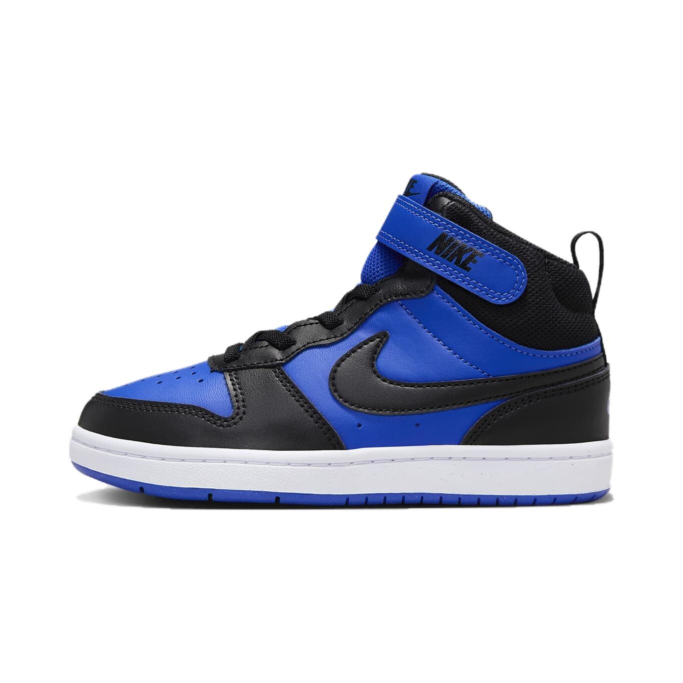 

Кроссовки для скейтбординга Court Borough Kids PS Mid-top Blue/Black Nike, синий/черный