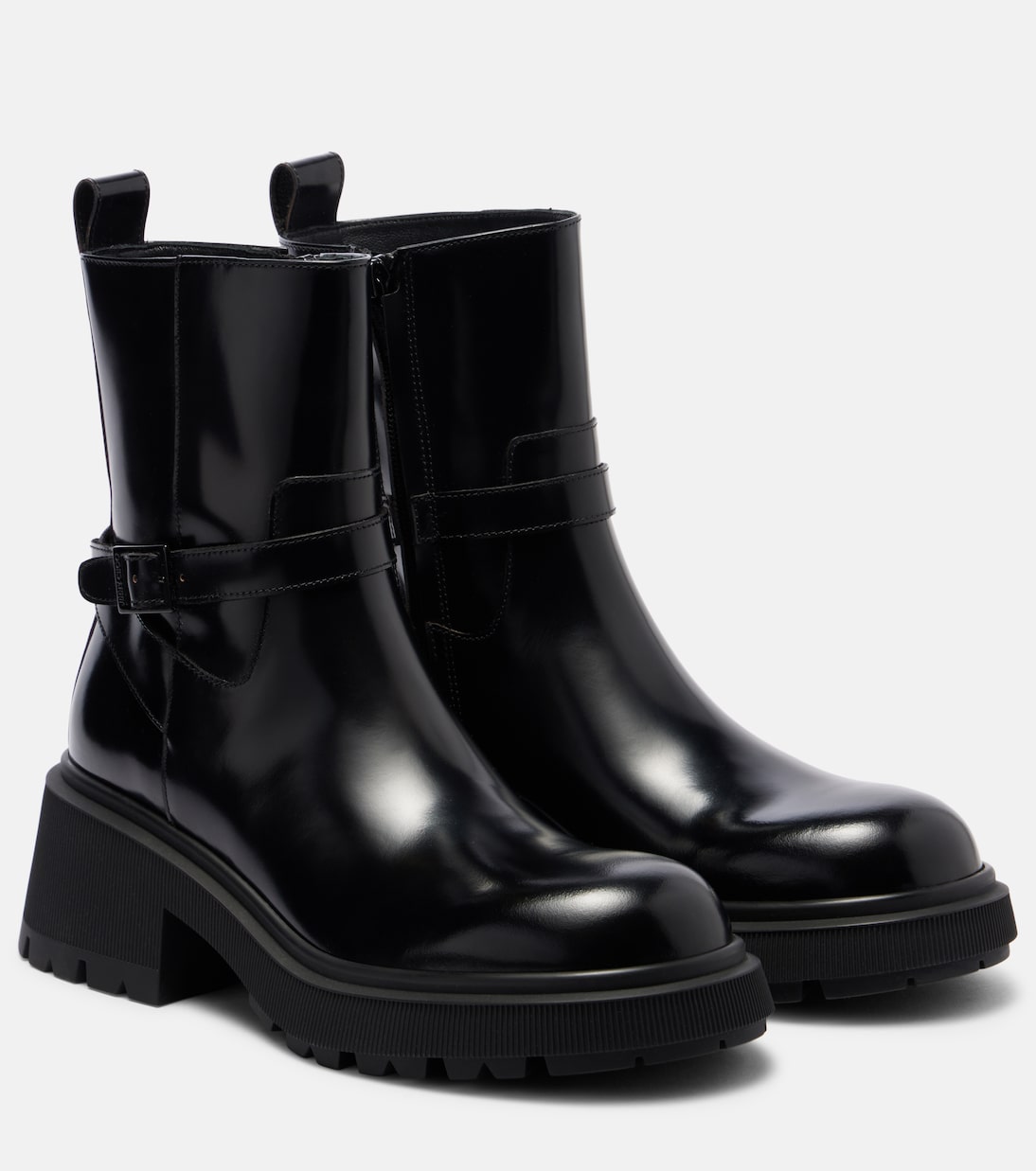 Ботильоны из кожи Конни Jimmy Choo, черный
