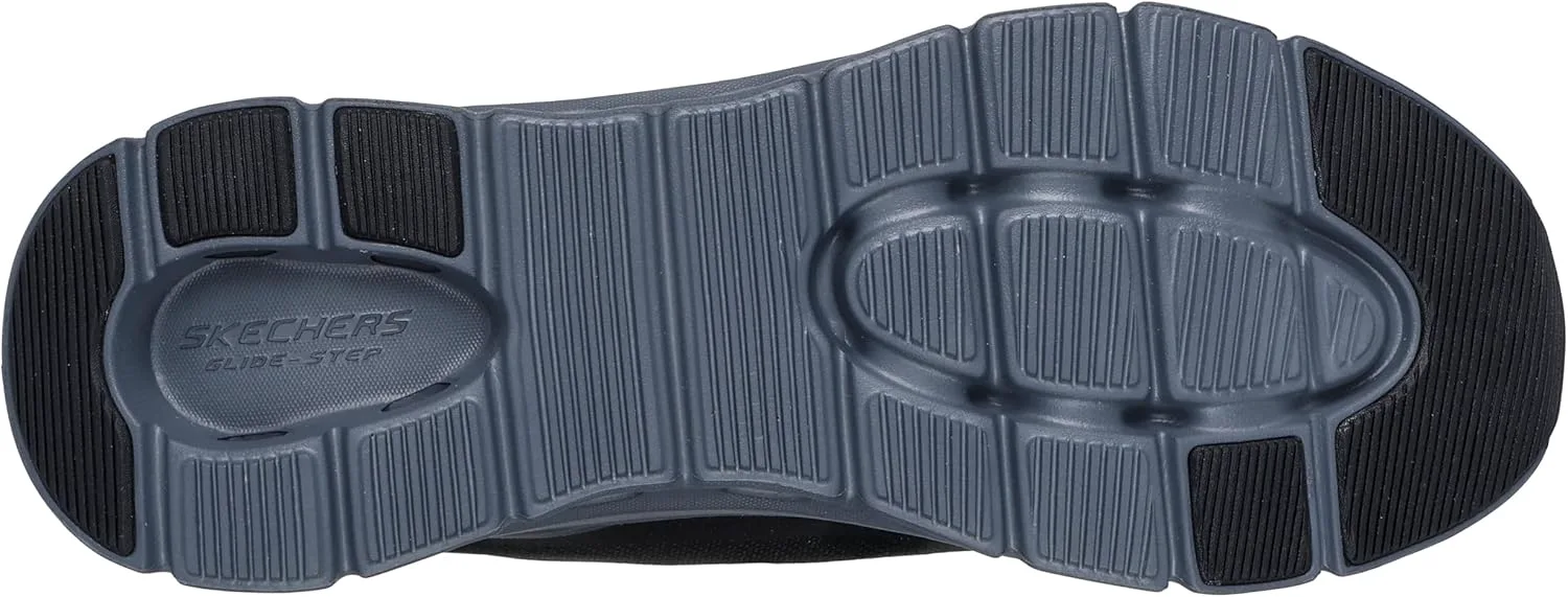 Мужские кроссовки Skechers Arch Fit Glide-Step Pro с удобной вставкой и легким надеванием, черный — фото 3