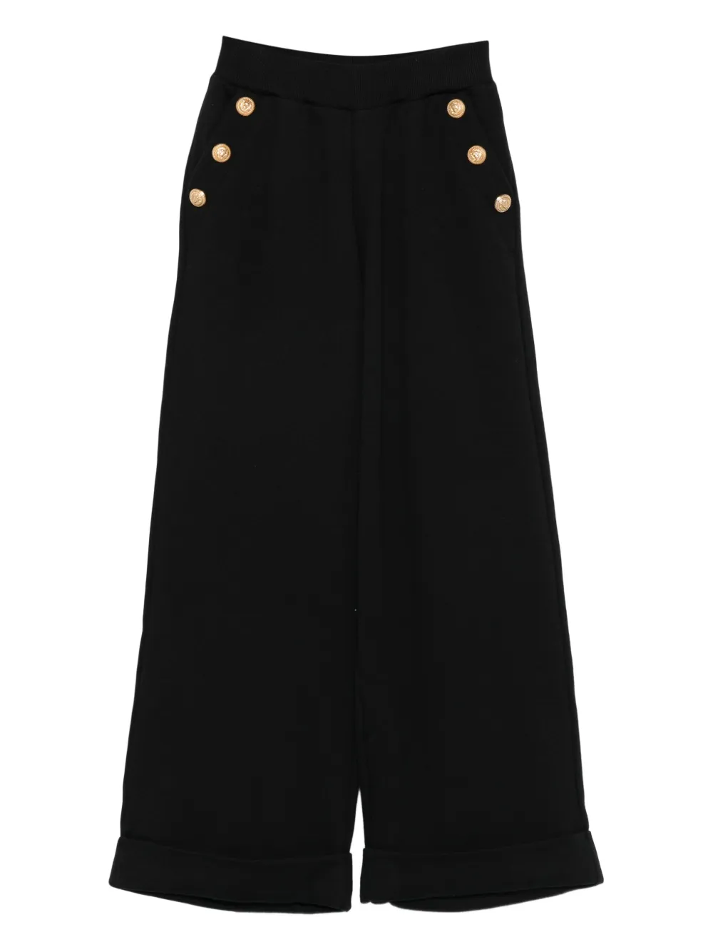 

Брюки с манжетами Balmain Kids, черный