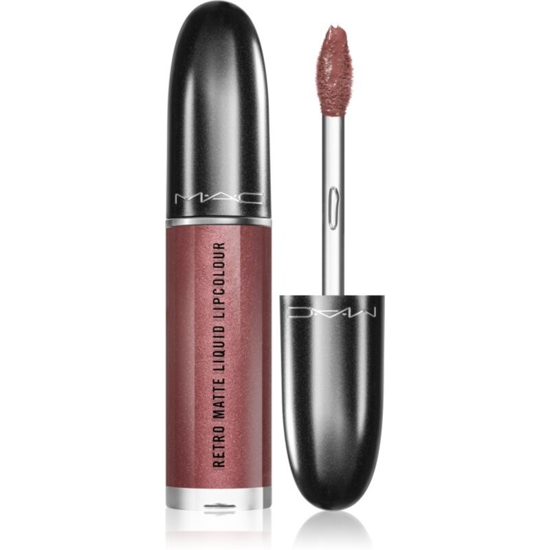 MAC Cosmetics Retro Matte Liquid Lipcolour матовая жидкая помада оттенка Gemz & Roses 5 мл Inna Marka