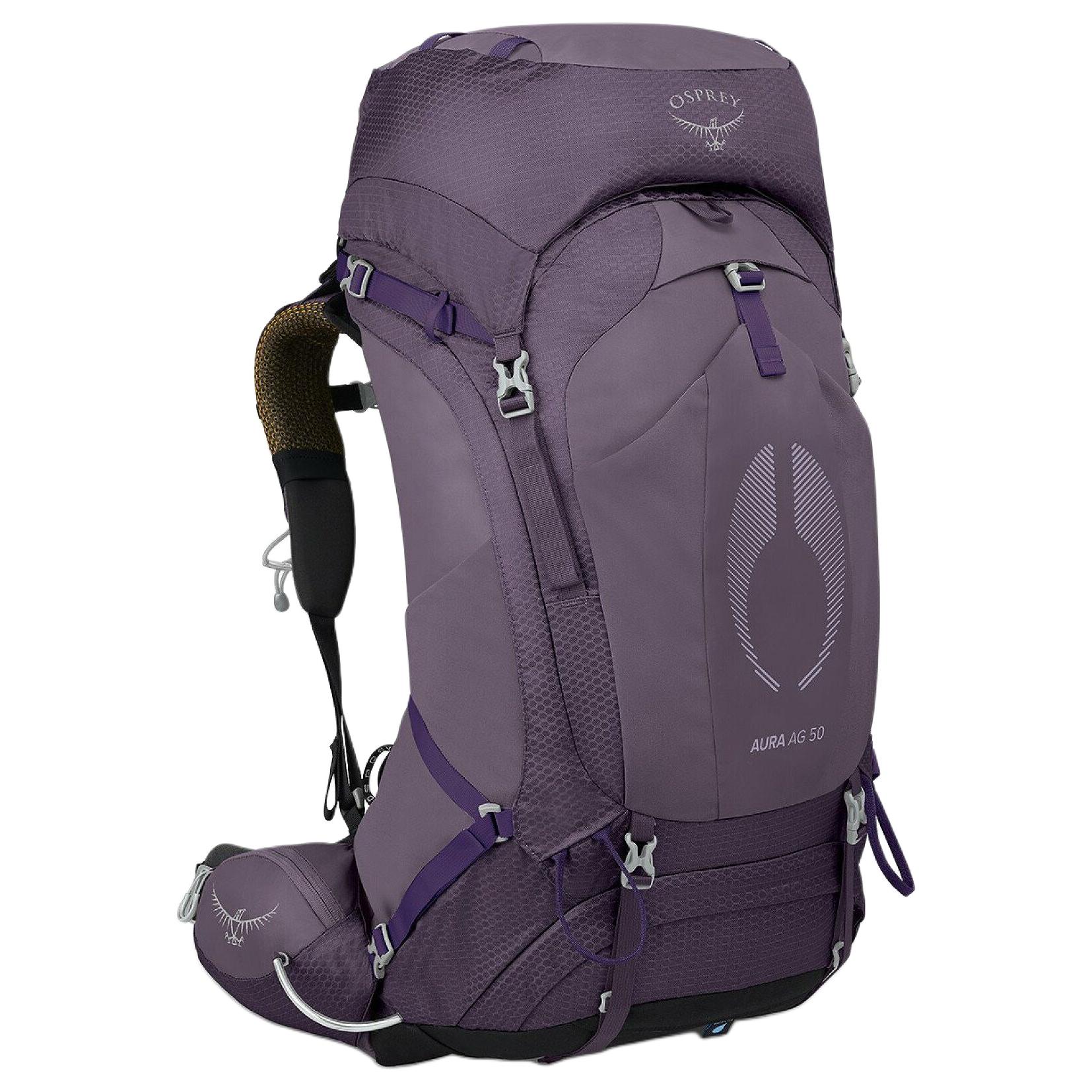 

OSPREY 50-литровый походный рюкзак из нейлона очаровательного фиолетового цвета для женщин, Enchanting Purple