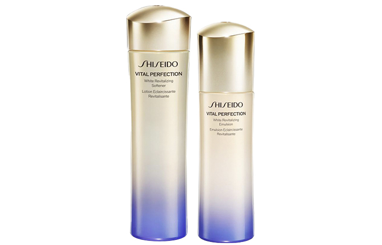 Набор по уходу за кожей Shiseido Vital Perfection: лосьон Skin Softener + восстанавливающая эмульсия, 150 мл + 100 мл — фото 2