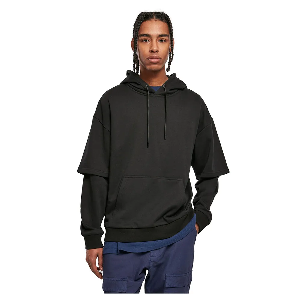 

Худи Urban Classics Oversized Doublesleeve, черный