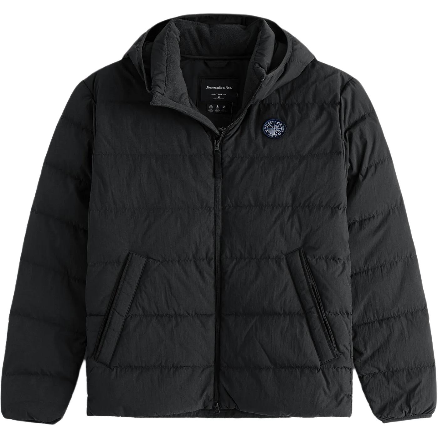 

Abercrombie＆Fitch Пуховик мужской черный, Black