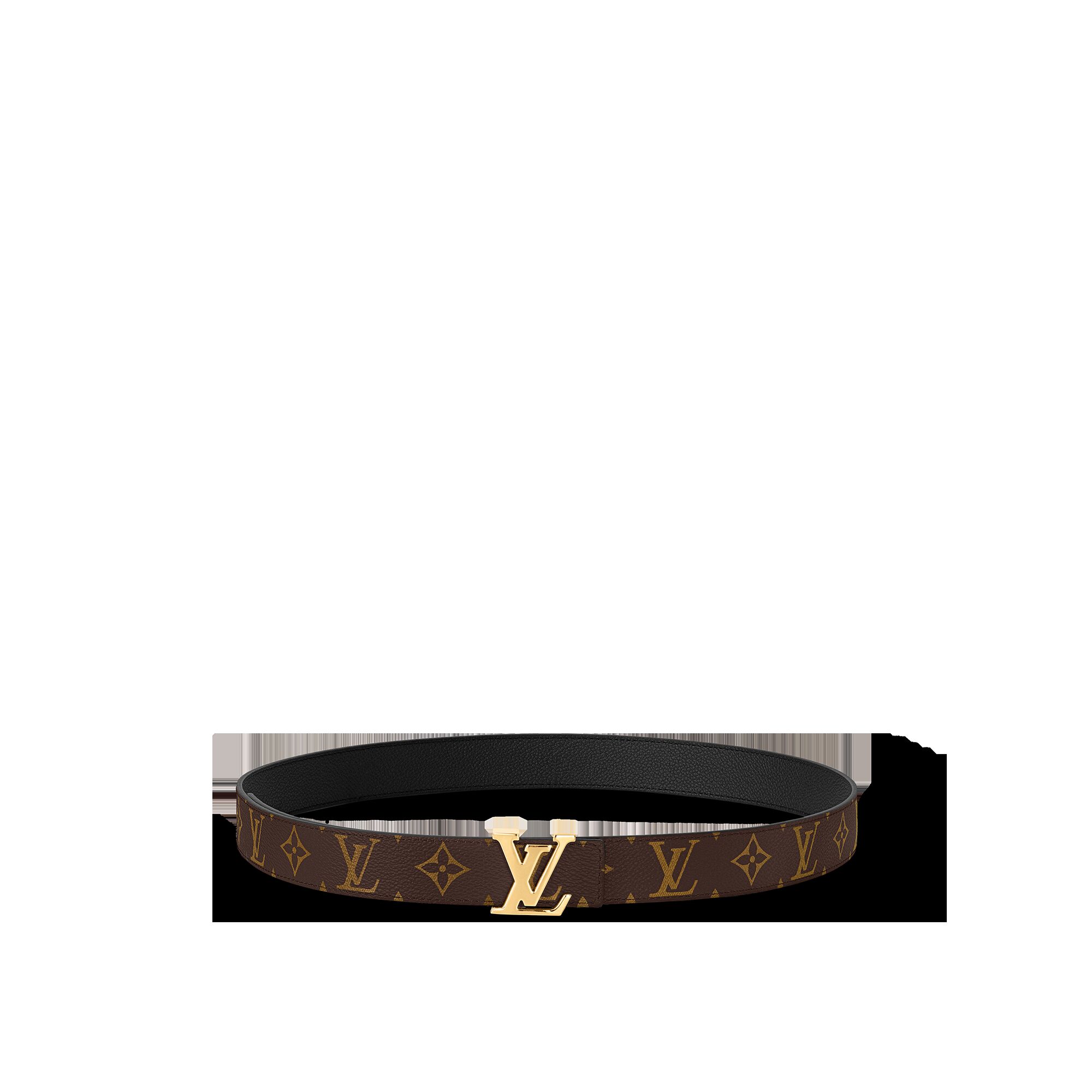 

Двусторонний ремень LV Initiales шириной 30 мм Louis Vuitton, черный
